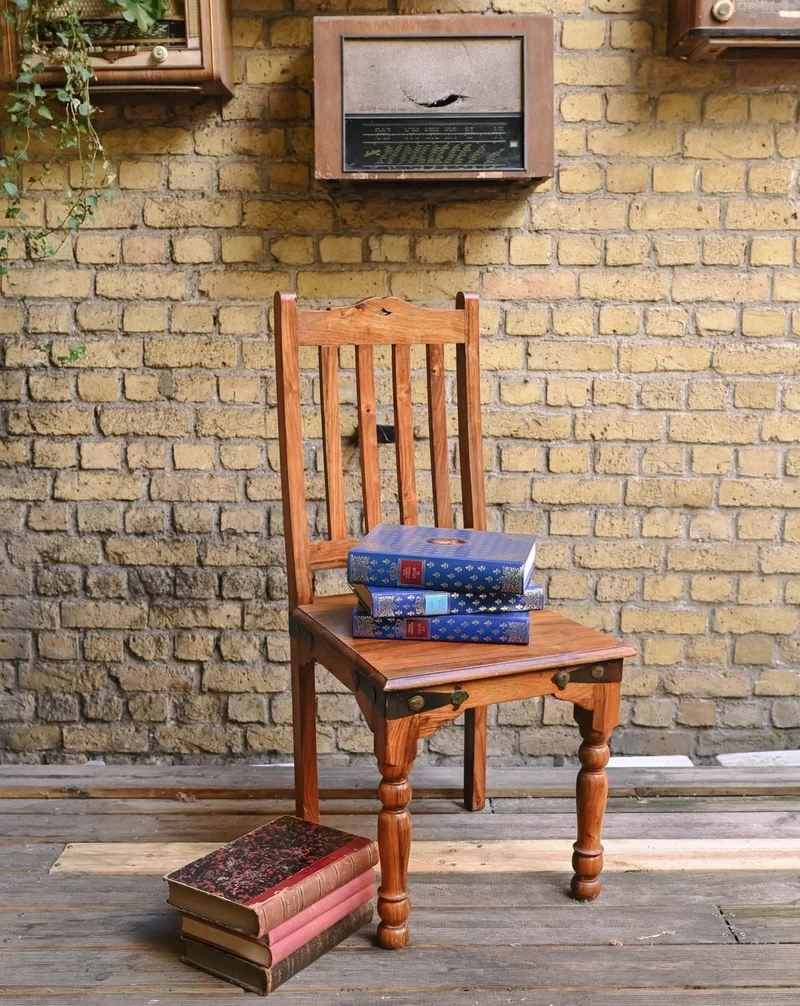Claude, la chaise rustique en bois N°1569