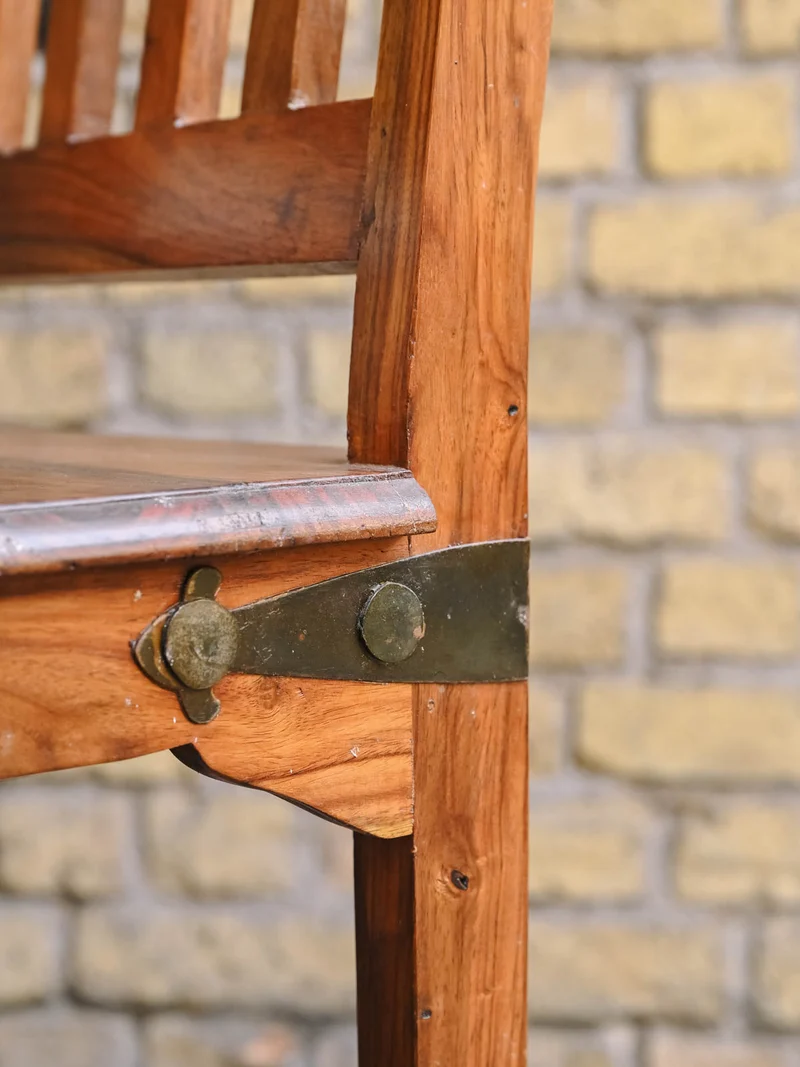 Claude, la chaise rustique en bois N°1569