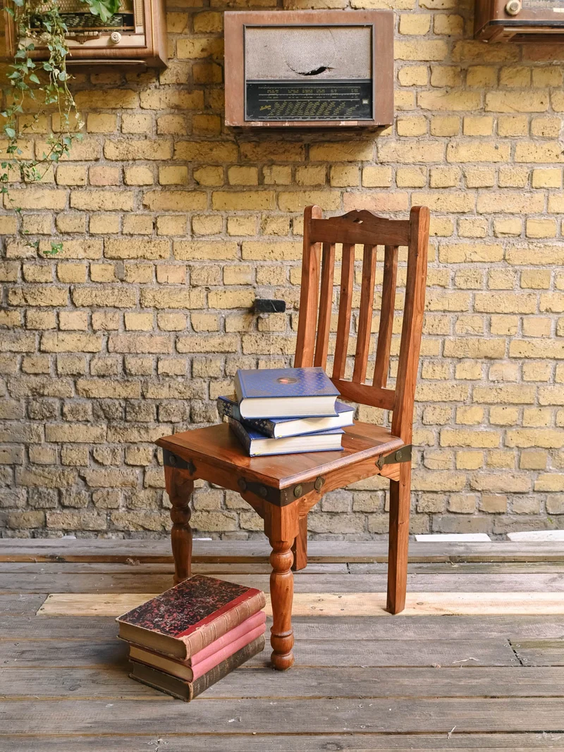 Claude, la chaise rustique en bois N°1569