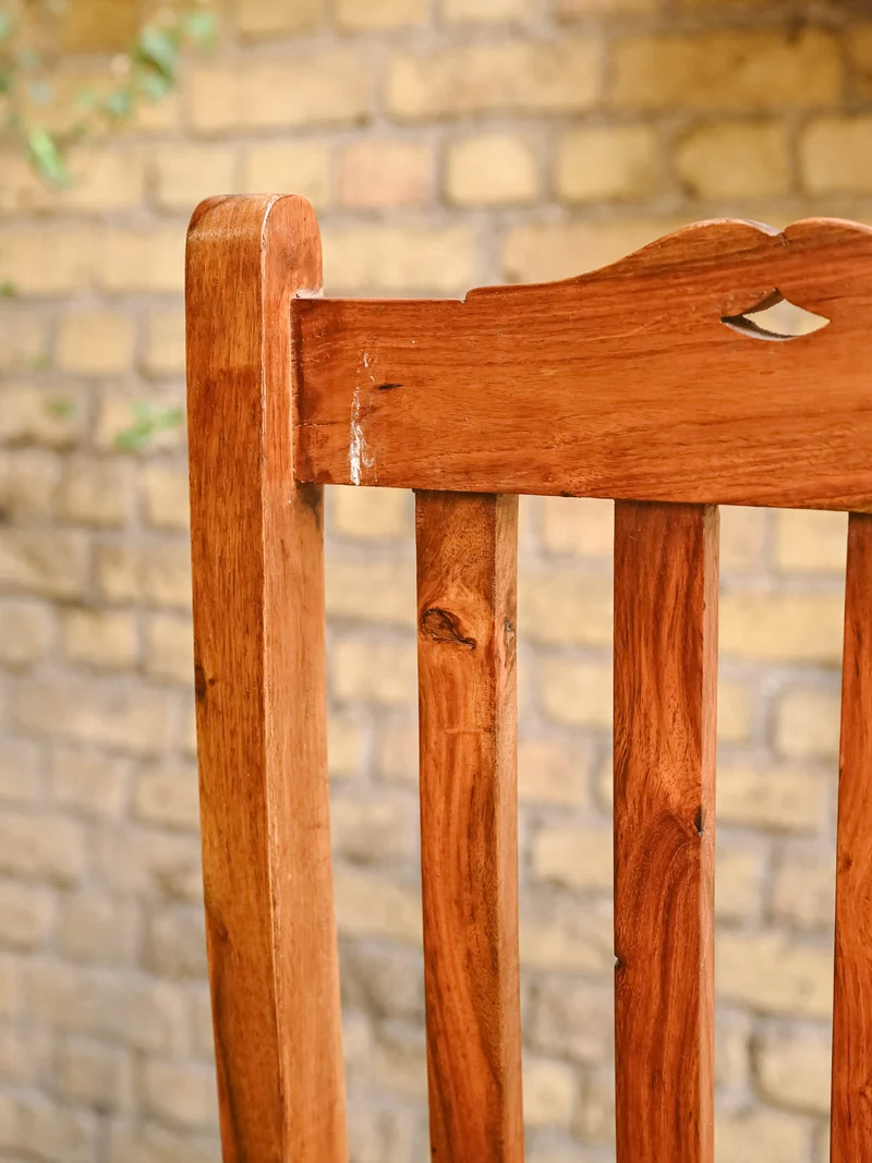 Claude, la chaise rustique en bois N°1569