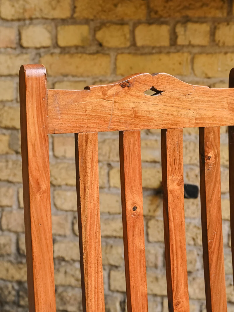 Claude, la chaise rustique en bois N°1569