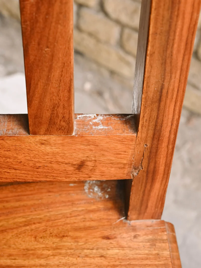 Claude, la chaise rustique en bois N°1569