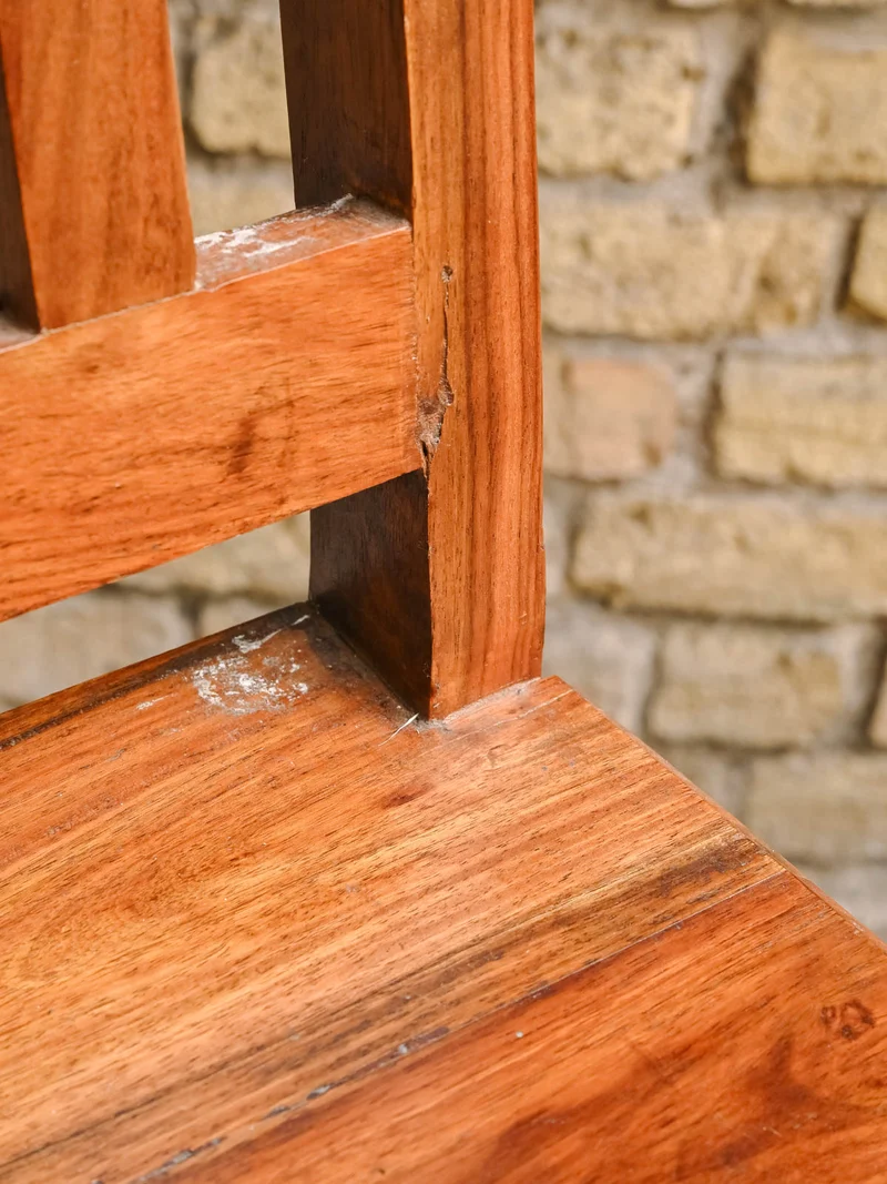 Claude, la chaise rustique en bois N°1569