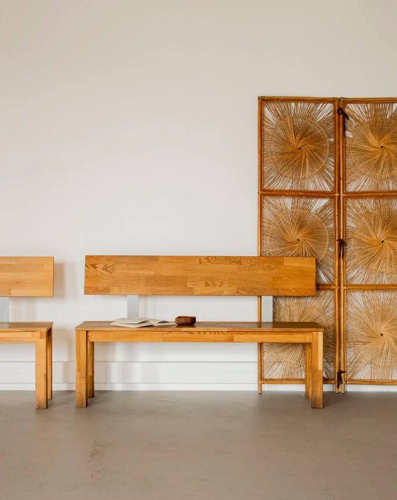 Victor, le banc en bois massif N°32