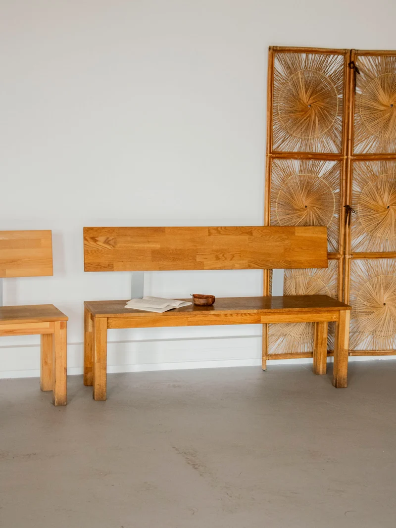 Victor, le banc en bois massif N°32