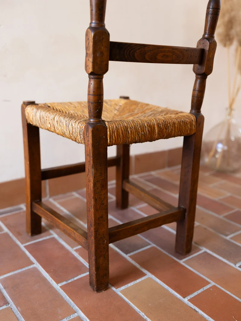 Claude, le lot de 6 chaises style campagne N°1580