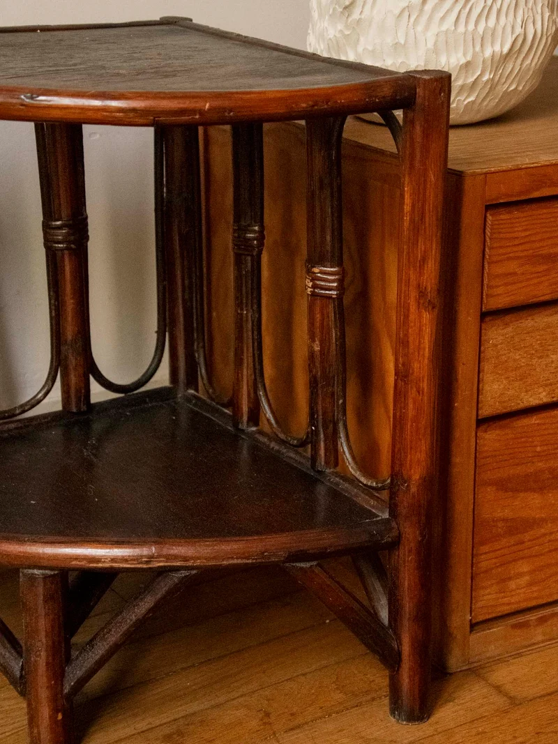 Francine, la table en bambou et rotin N°1526