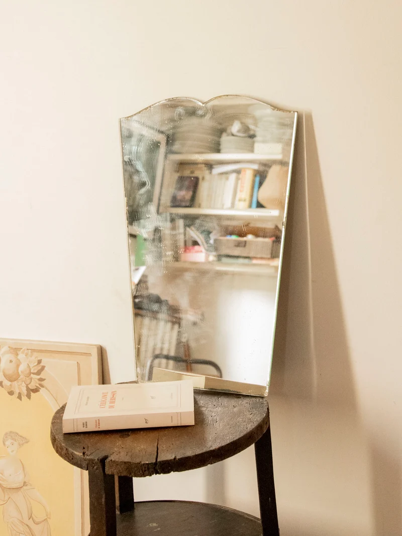 Georges, le miroir biseauté ancien N°1415