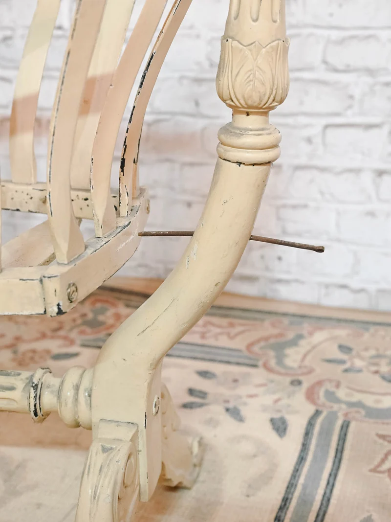 Joseph, le berceau patiné en bois N°25