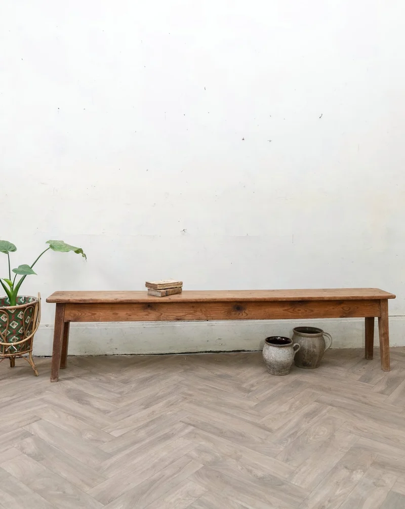 Antoine, le long banc en bois N°504