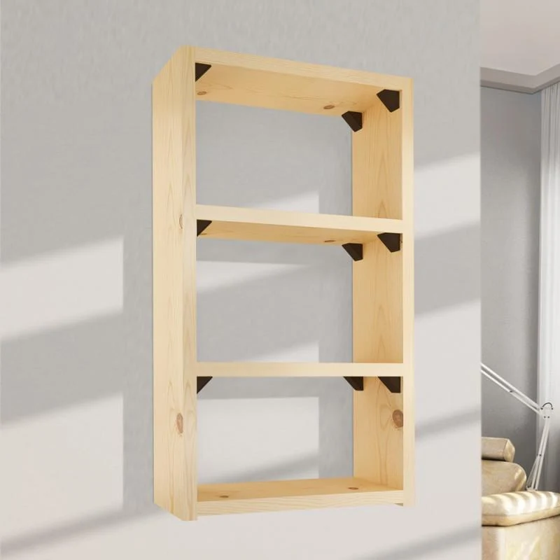 Équerre d'angle plastique - Marron foncé 100 pièces