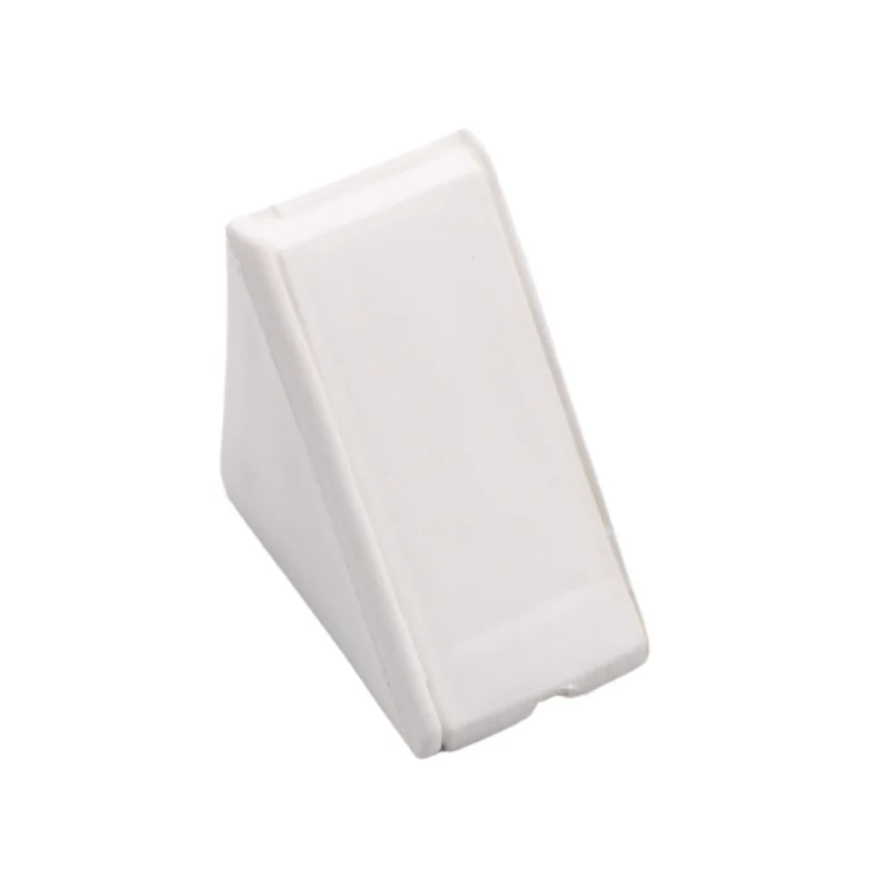 Équerre d'angle plastique - Blanc 100 pièces