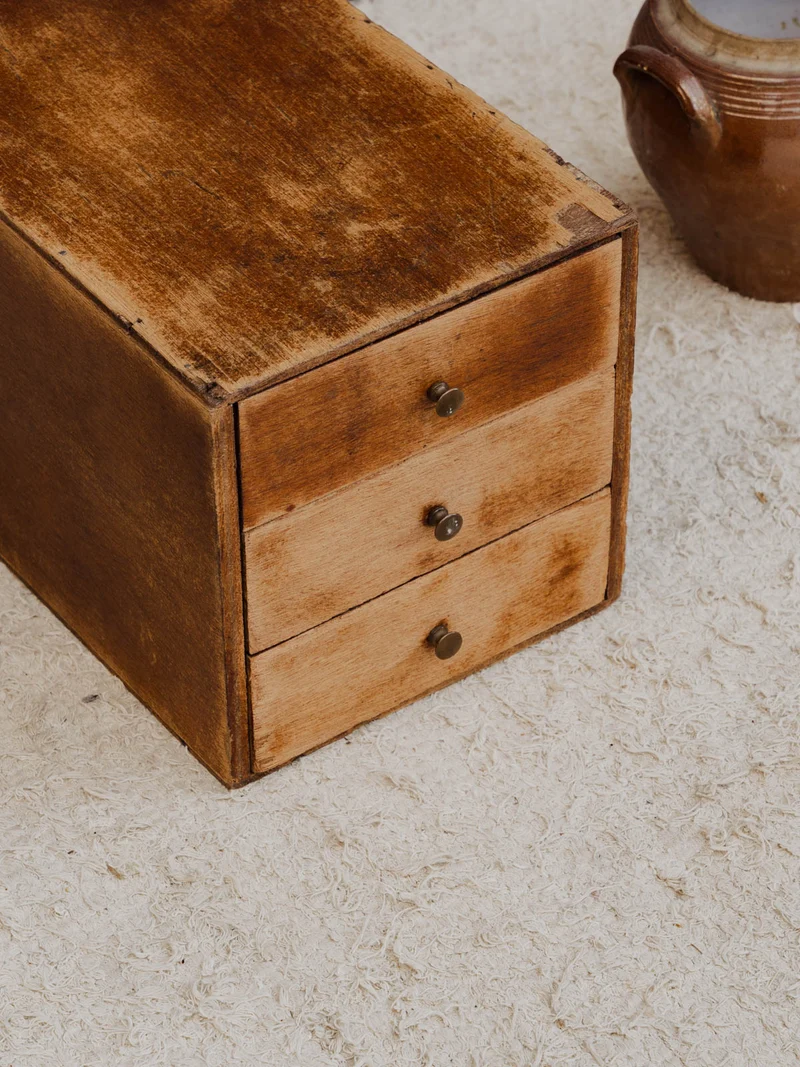Ambroise, le casier à tiroirs en bois N°959