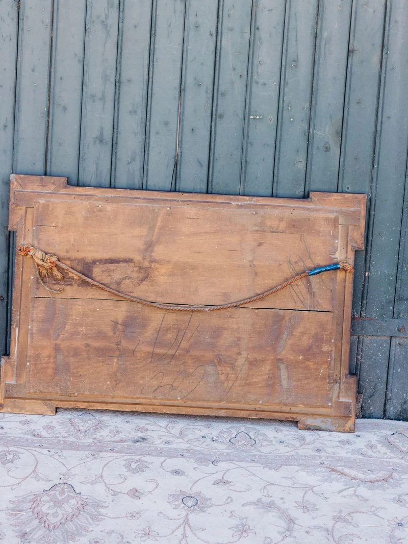 Igor, le miroir au cadre en bois sculpté N°1127