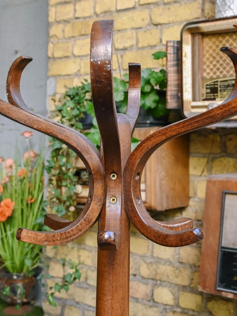 Max, le porte-manteau en bois verni N°460