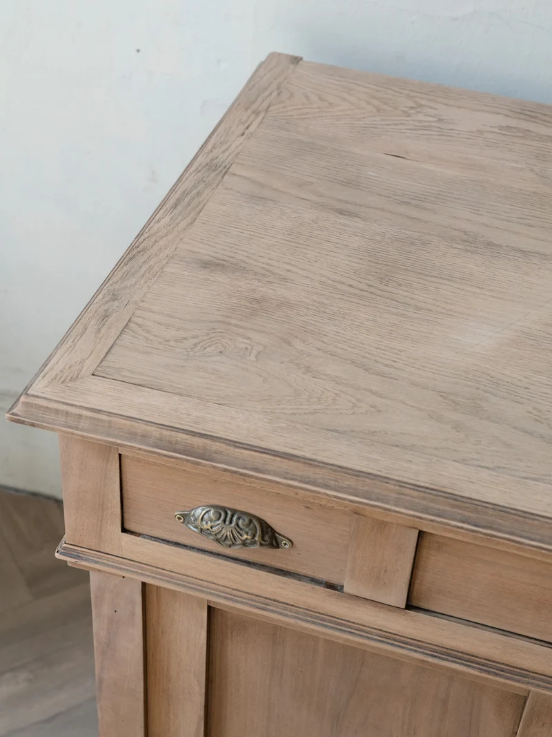 Gilbert, le buffet comptoir en bois massif N°1803