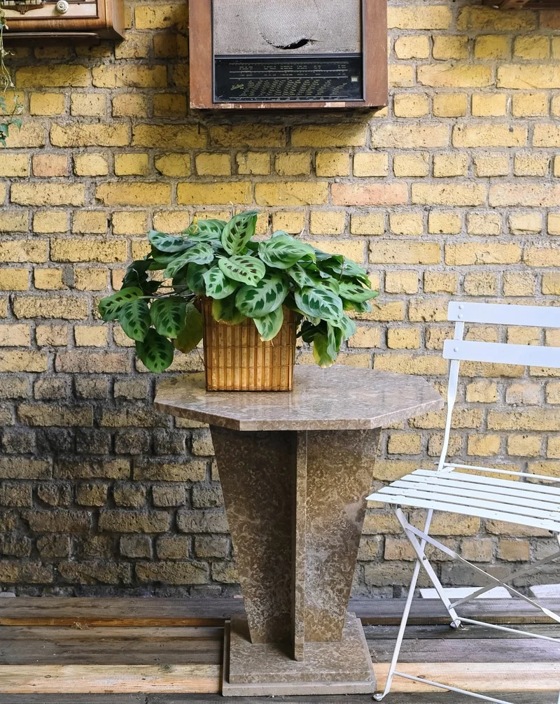 Hanna, la table d'appoint en marbre N°1528