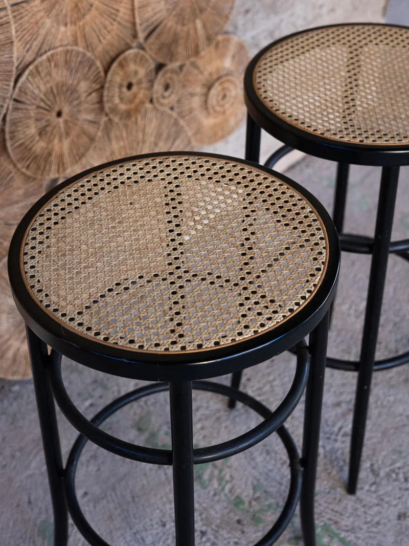 Gaston, la paire de tabourets de bar N°210