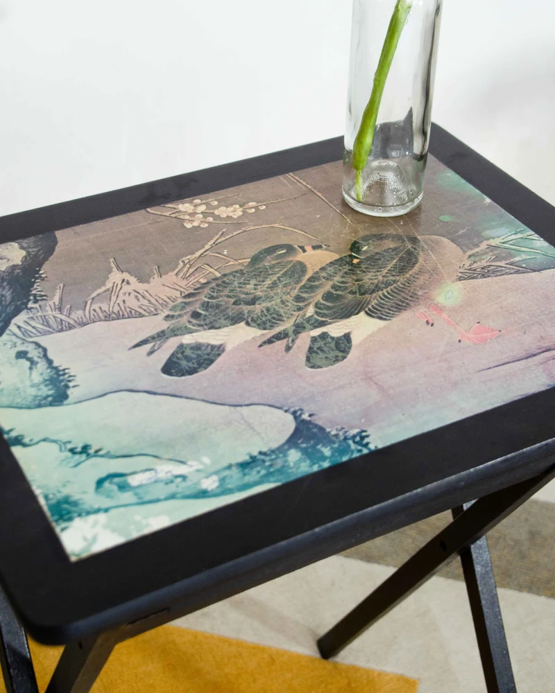 Hanna, la table d'appoint pliante en bois N°1533