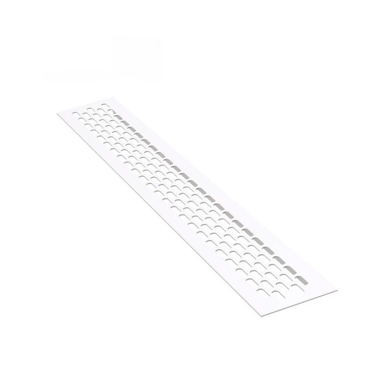 Grilles d'aération en Aluminium 484x60mm - Blanc