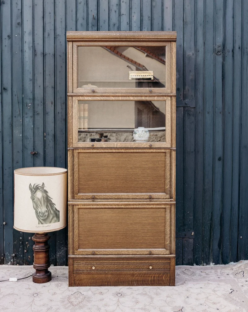 Victoria, la vitrine modulable en bois brut N°1318