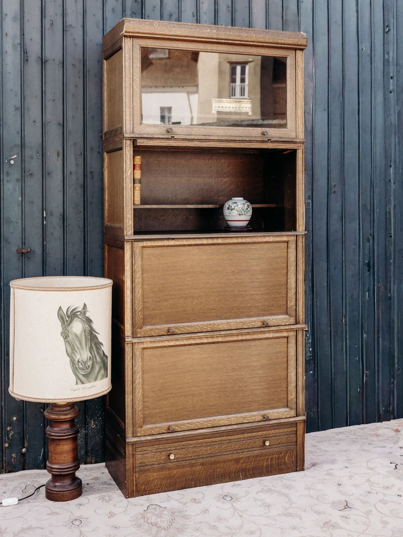 Victoria, la vitrine modulable en bois brut N°1318