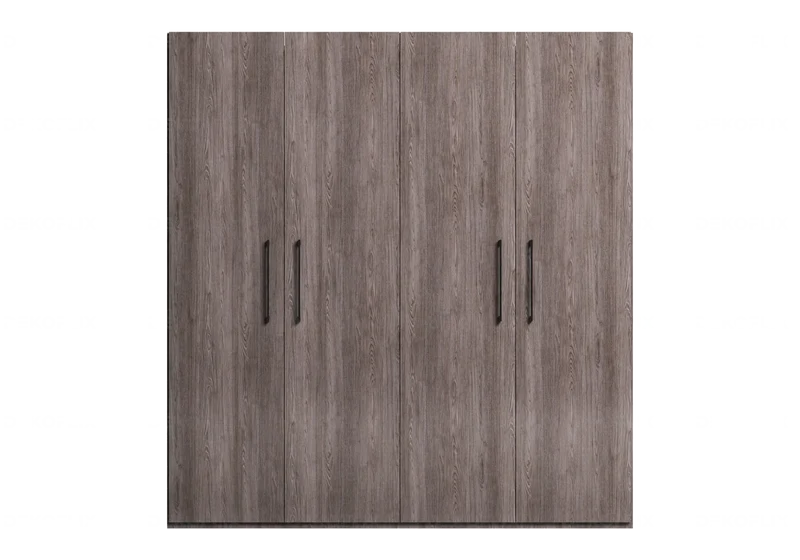 Armoire dressing 3 à 6 portes orme laqué design - Viola