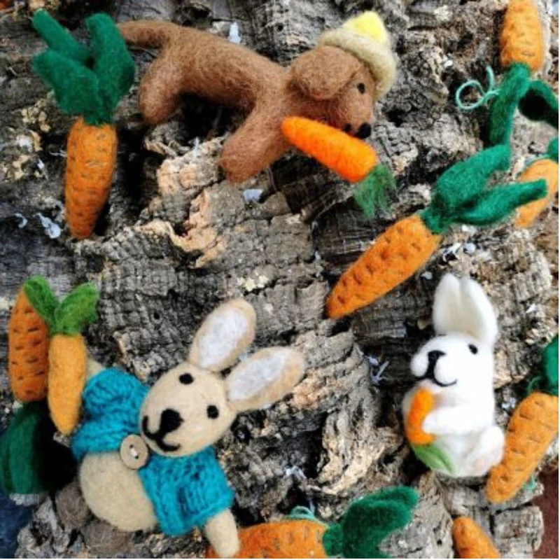 Carottes de Pâques - Floraux