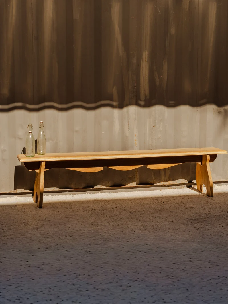 Antoine, le banc en chêne N°498