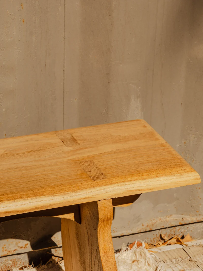 Antoine, le banc en chêne N°498