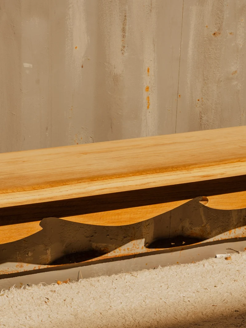 Antoine, le banc en chêne N°498