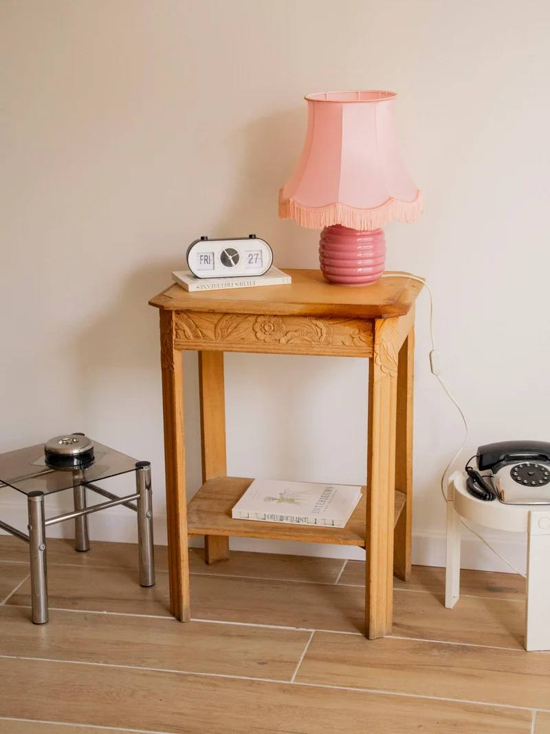 Francine, la table console en bois sculpté Art Déco N°1518