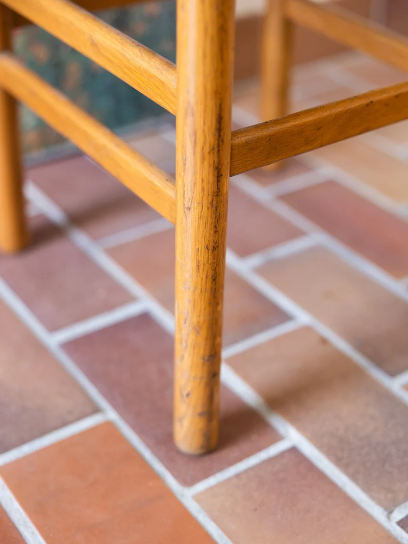 Regis, le tabouret en paille N°1537