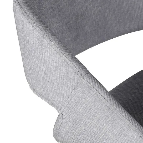 Chaise snack velours côtelé gris clair