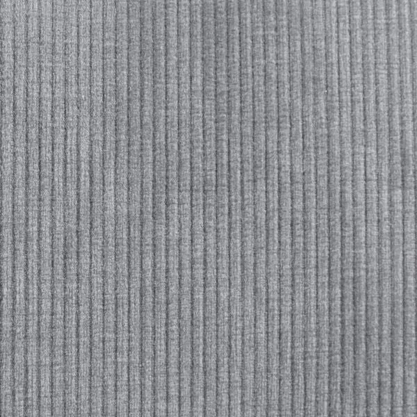 Chaise snack velours côtelé gris clair