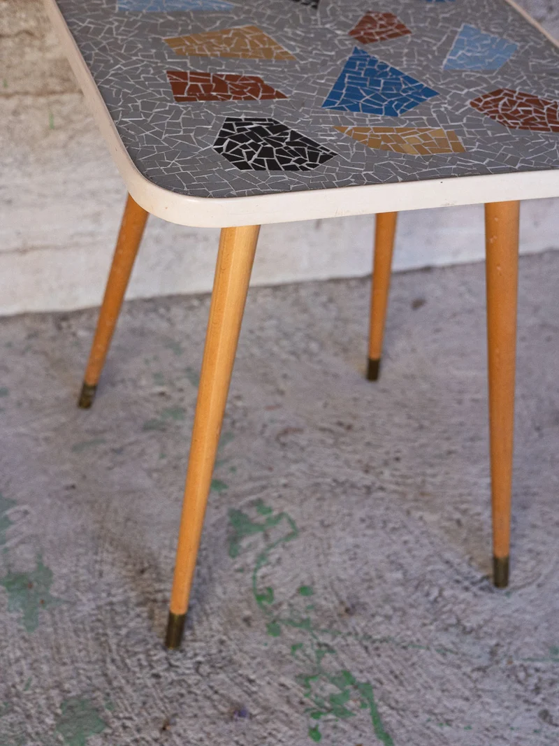 Donna, la table basse effet mosaïque N°1530