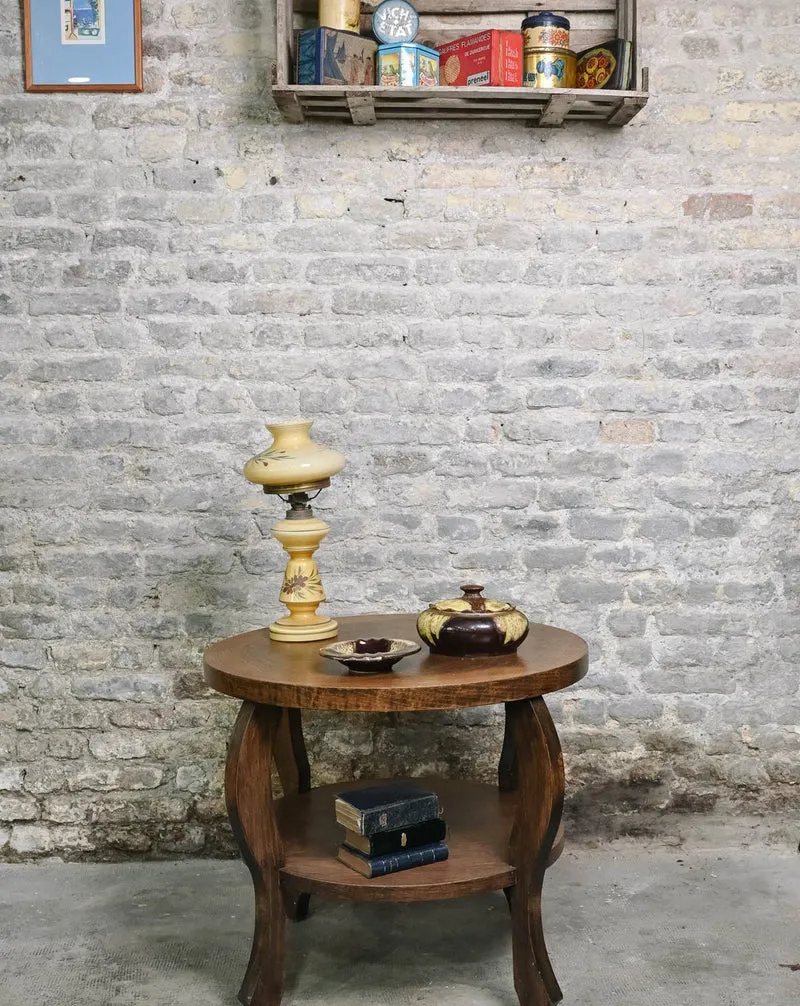 Francine, la table d'appoint ronde en bois N°1469