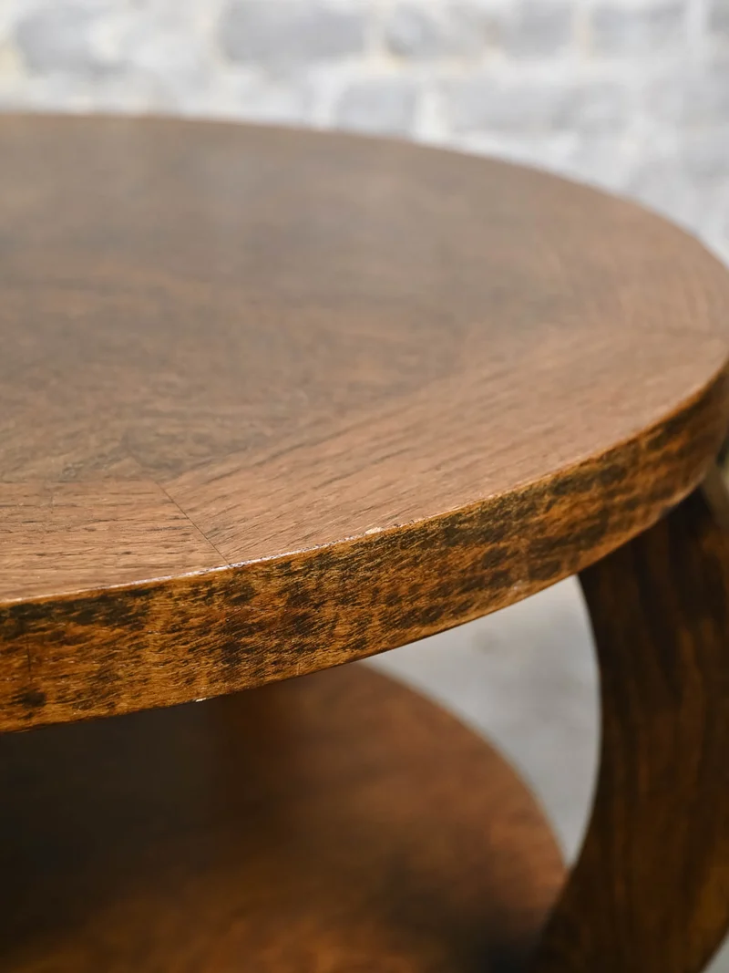 Francine, la table d'appoint ronde en bois N°1469