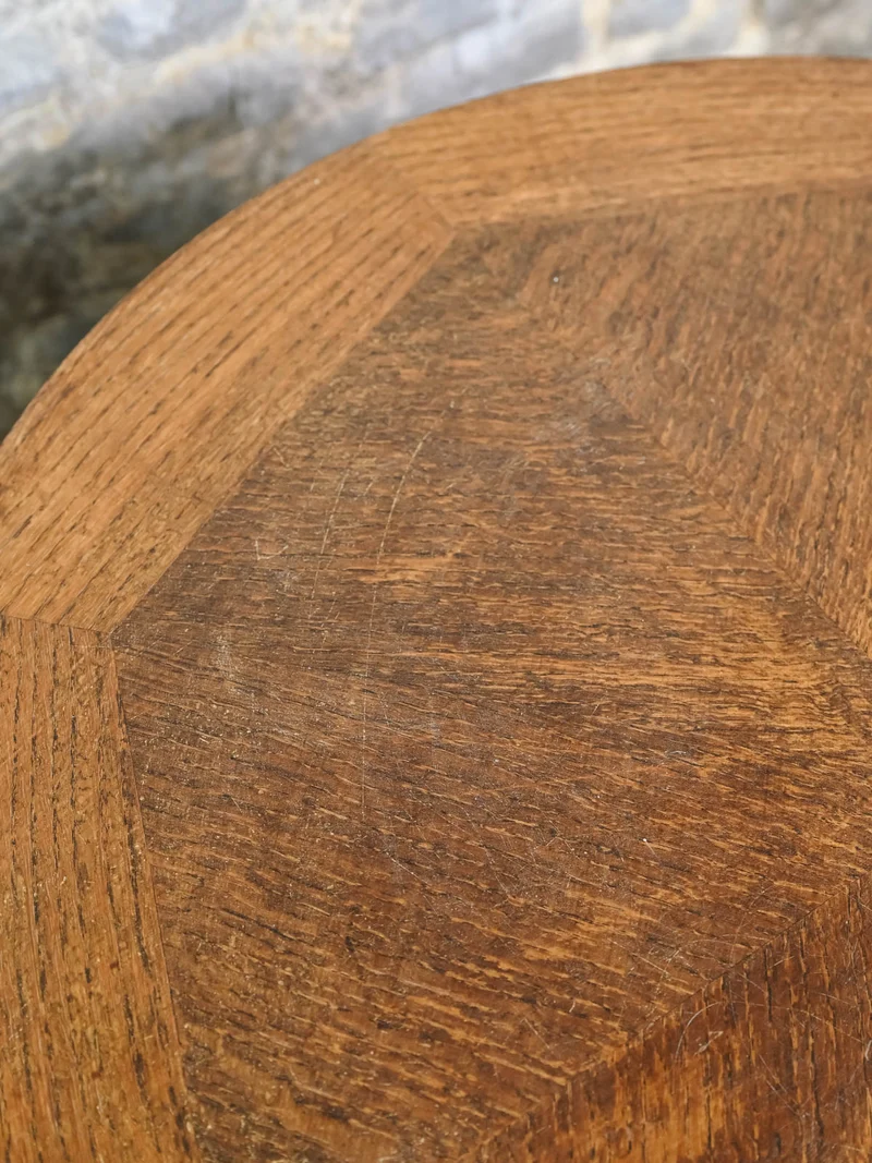 Francine, la table d'appoint ronde en bois N°1469