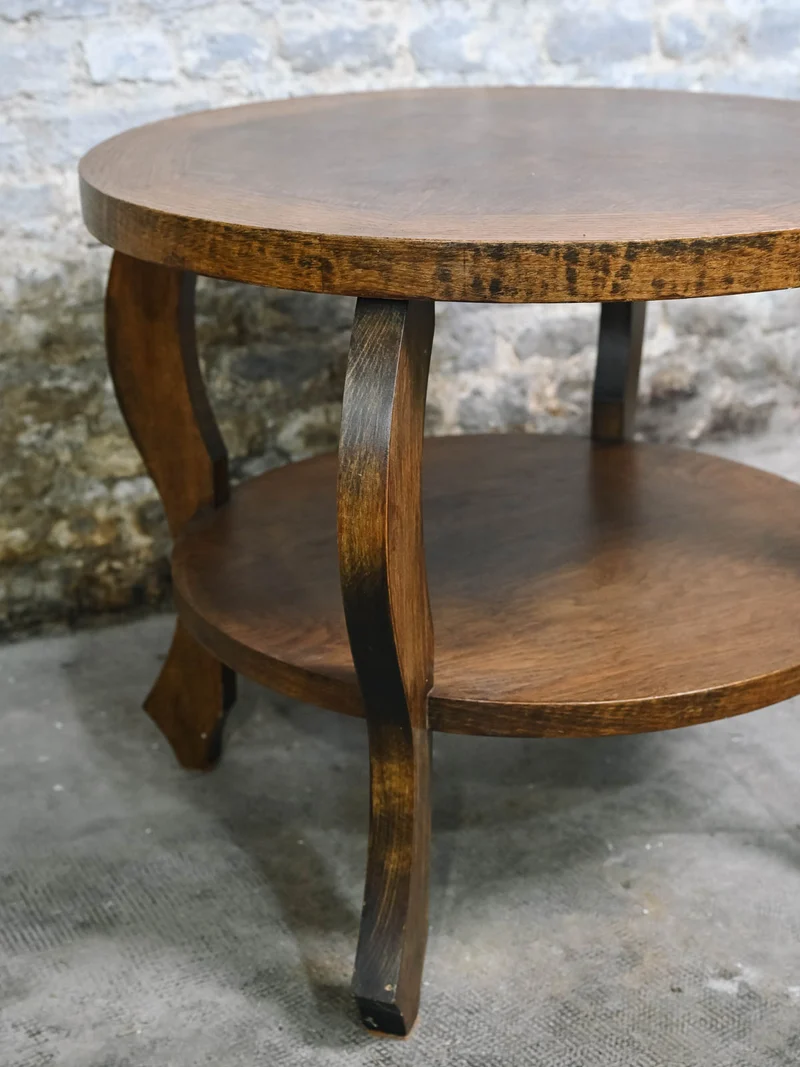 Francine, la table d'appoint ronde en bois N°1469