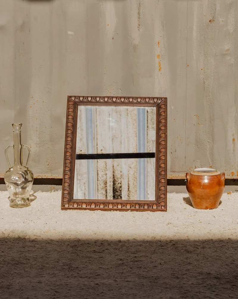 Georges, le miroir en bois N°1395