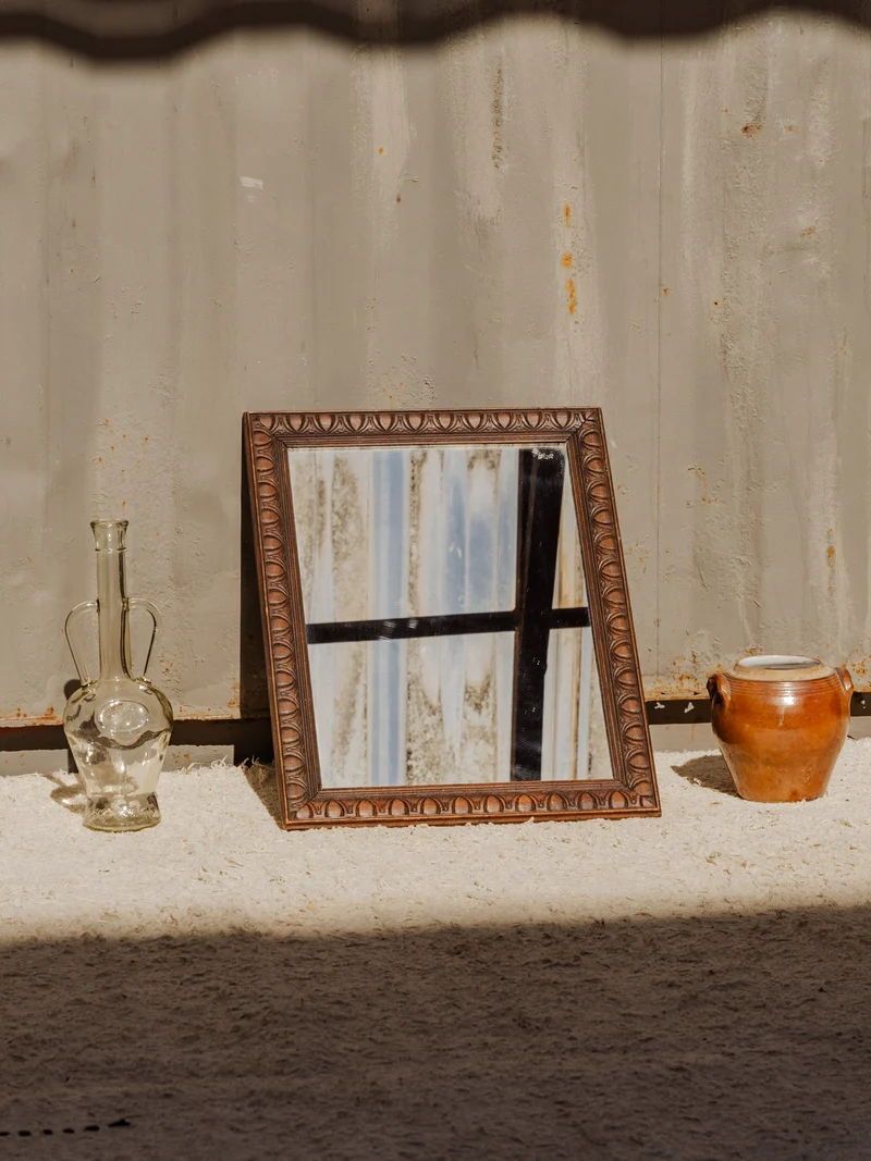Georges, le miroir en bois N°1395