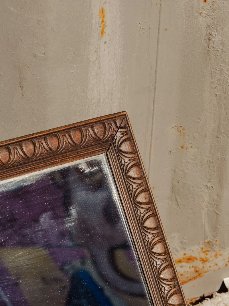 Georges, le miroir en bois N°1395