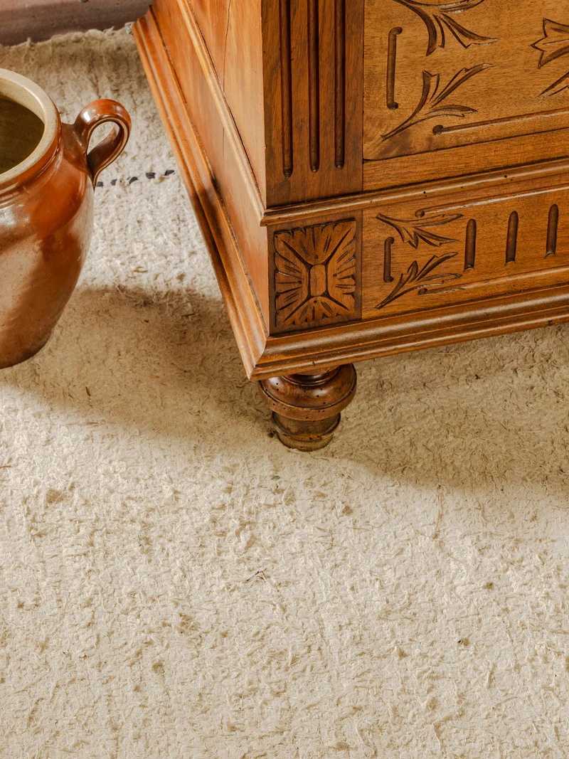Garance, la commode en bois et marbre bordeaux N°731