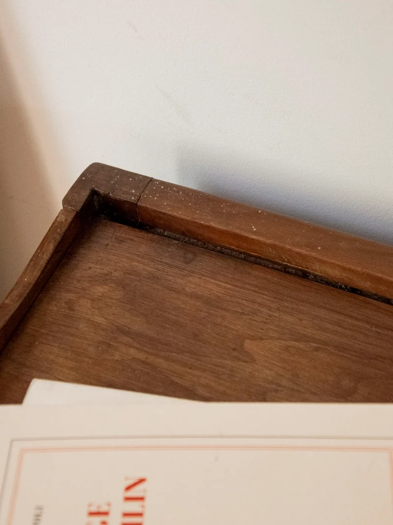 Odile, la table de chevet au bois ancien N°1538