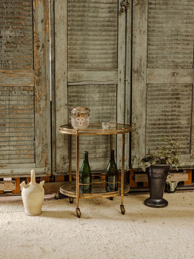 Henriette, la desserte en laiton doré N°213
