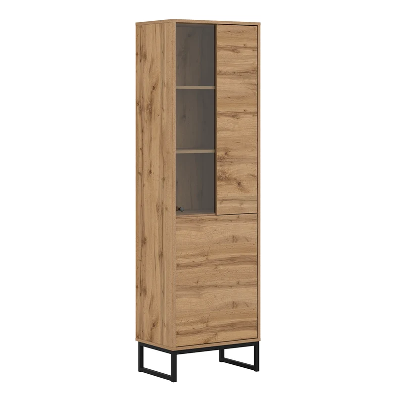Vitrine 2 portes Loa Bois