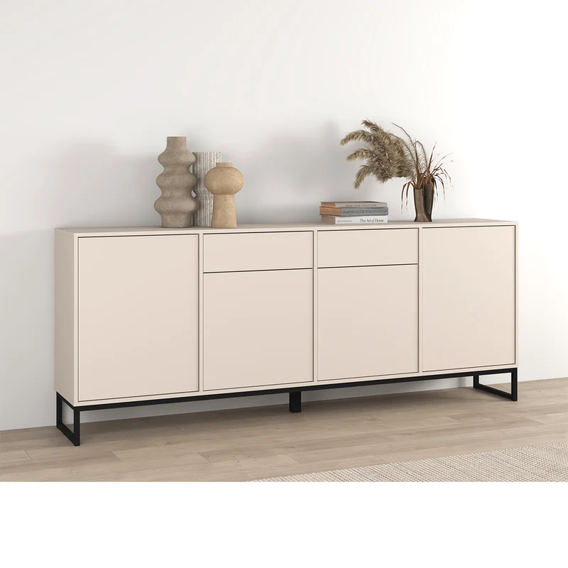 Buffet 4 portes 2 tiroirs Loa Cachemire