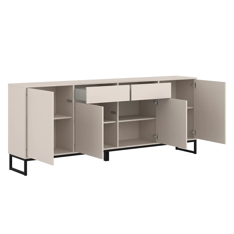 Buffet 4 portes 2 tiroirs Loa Cachemire