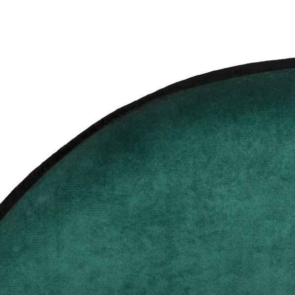 Chaise de repas velours vert canard